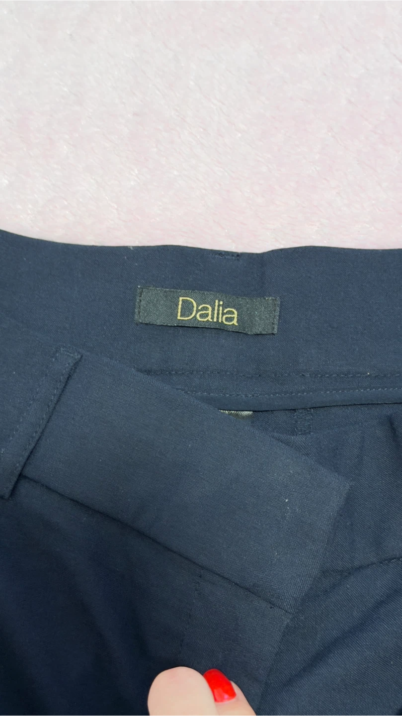 Dalia Navy Wide-Leg Pants Size 12 - photo 5