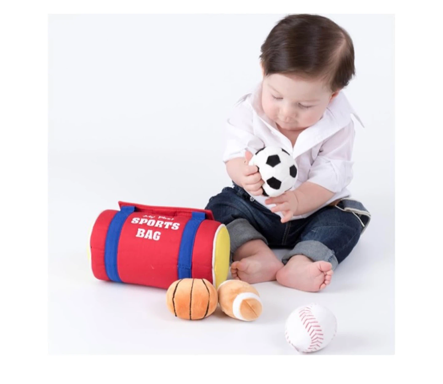 Baby GUND My First Sports Bag Plush Playset - photo 5