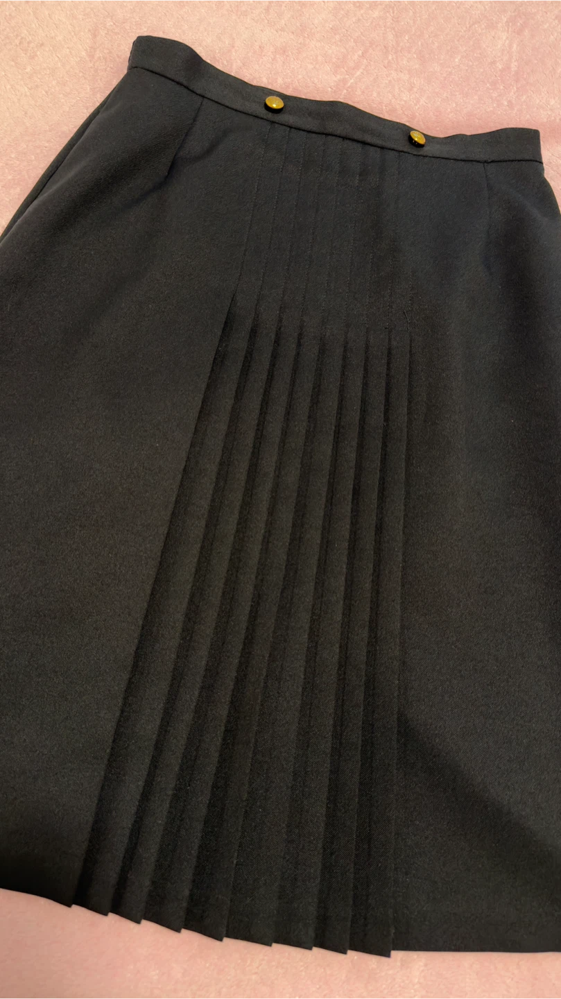 Pleated Black Skirt - photo 5