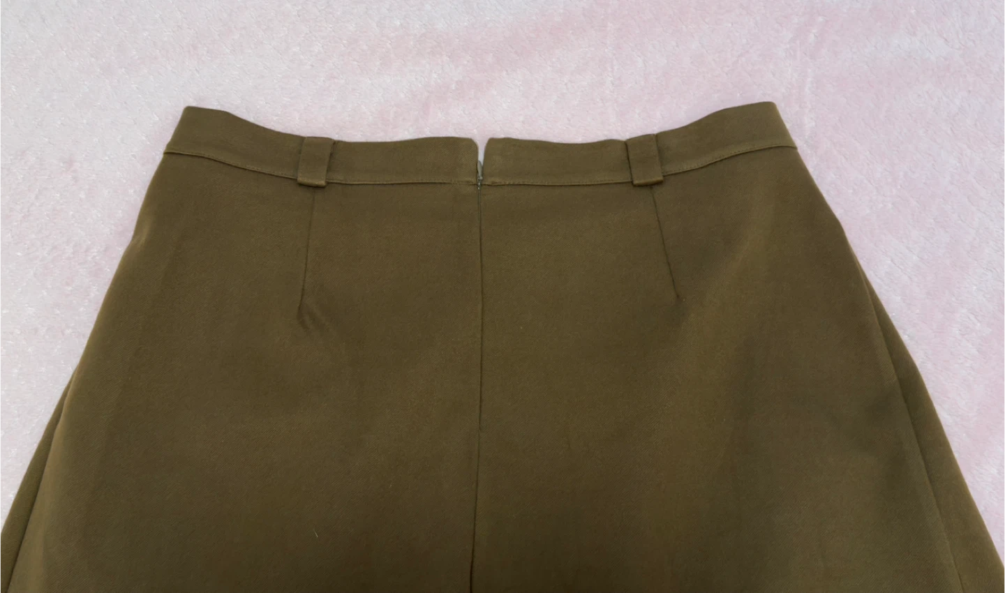 Pleated Midi Skirt - Brown - photo 4