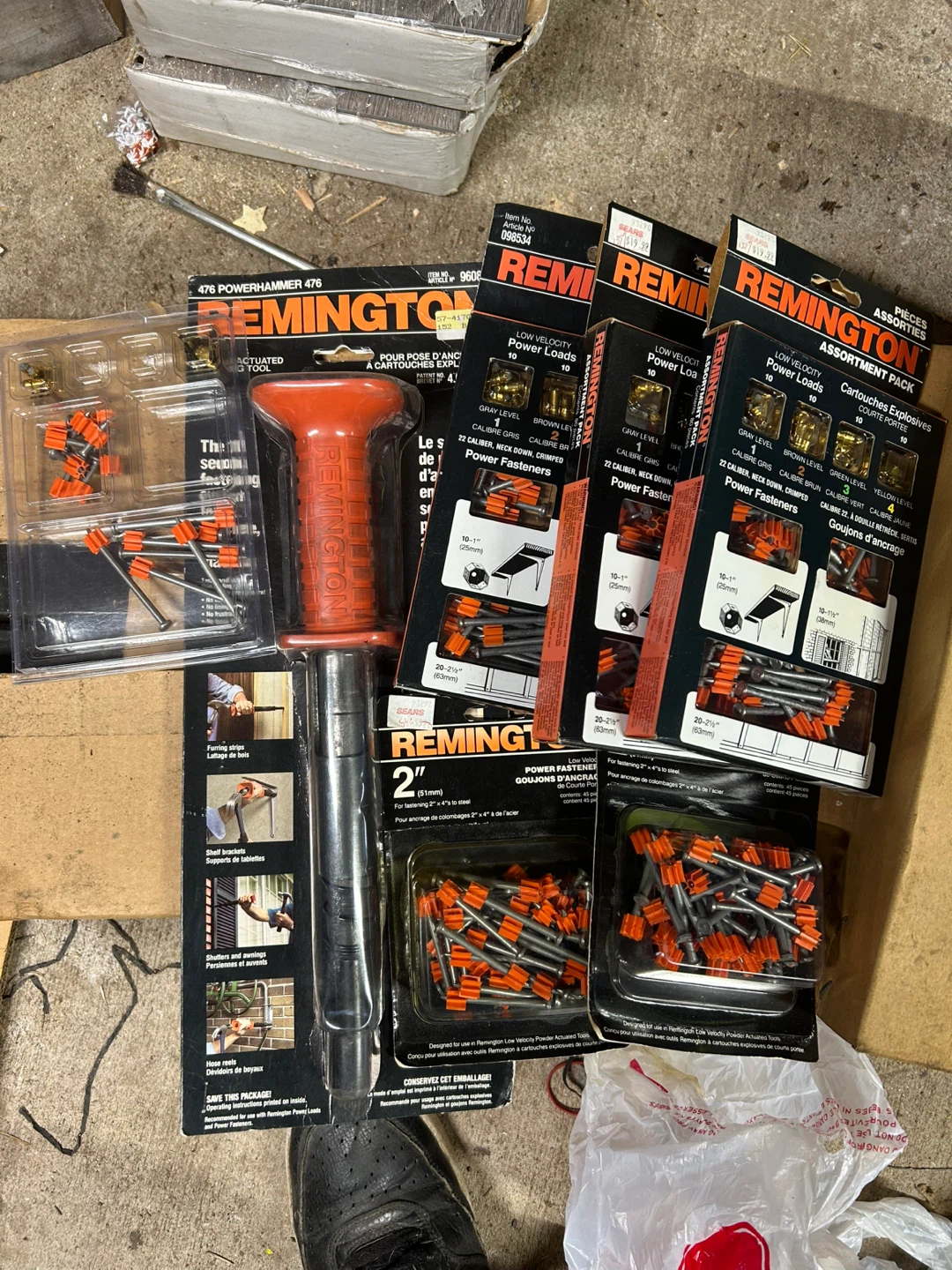 Remington Power Fasteners and Power Loads Assortment