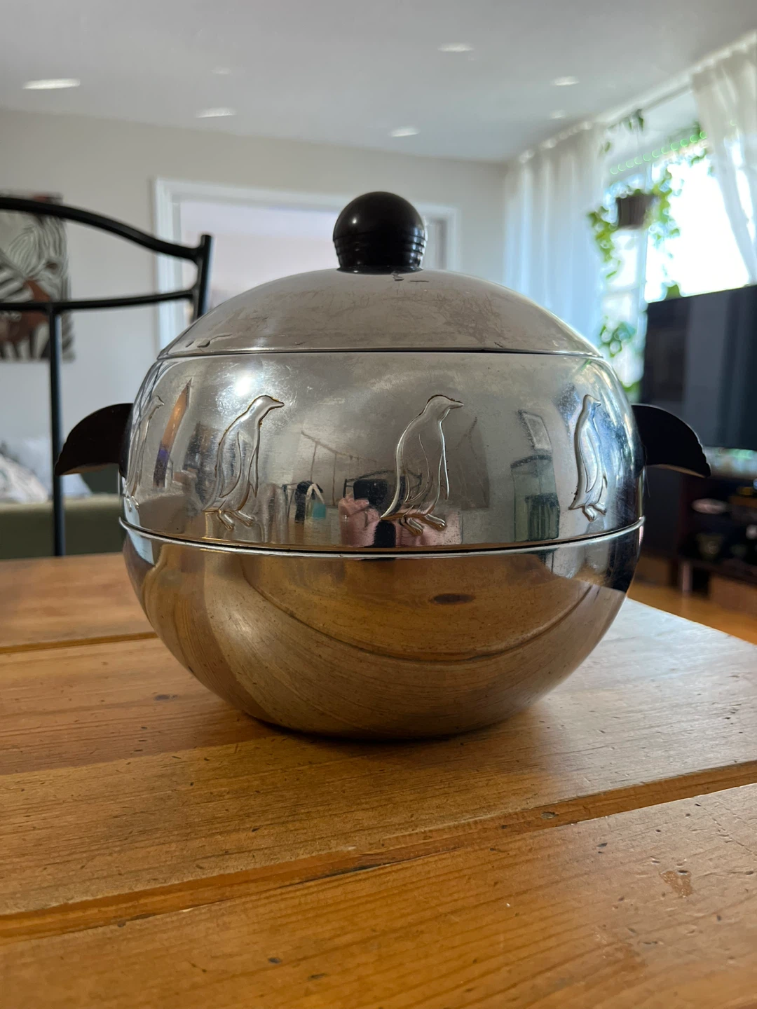 Vintage Penguin Warm & Cold Server, 1940’s by West Bend