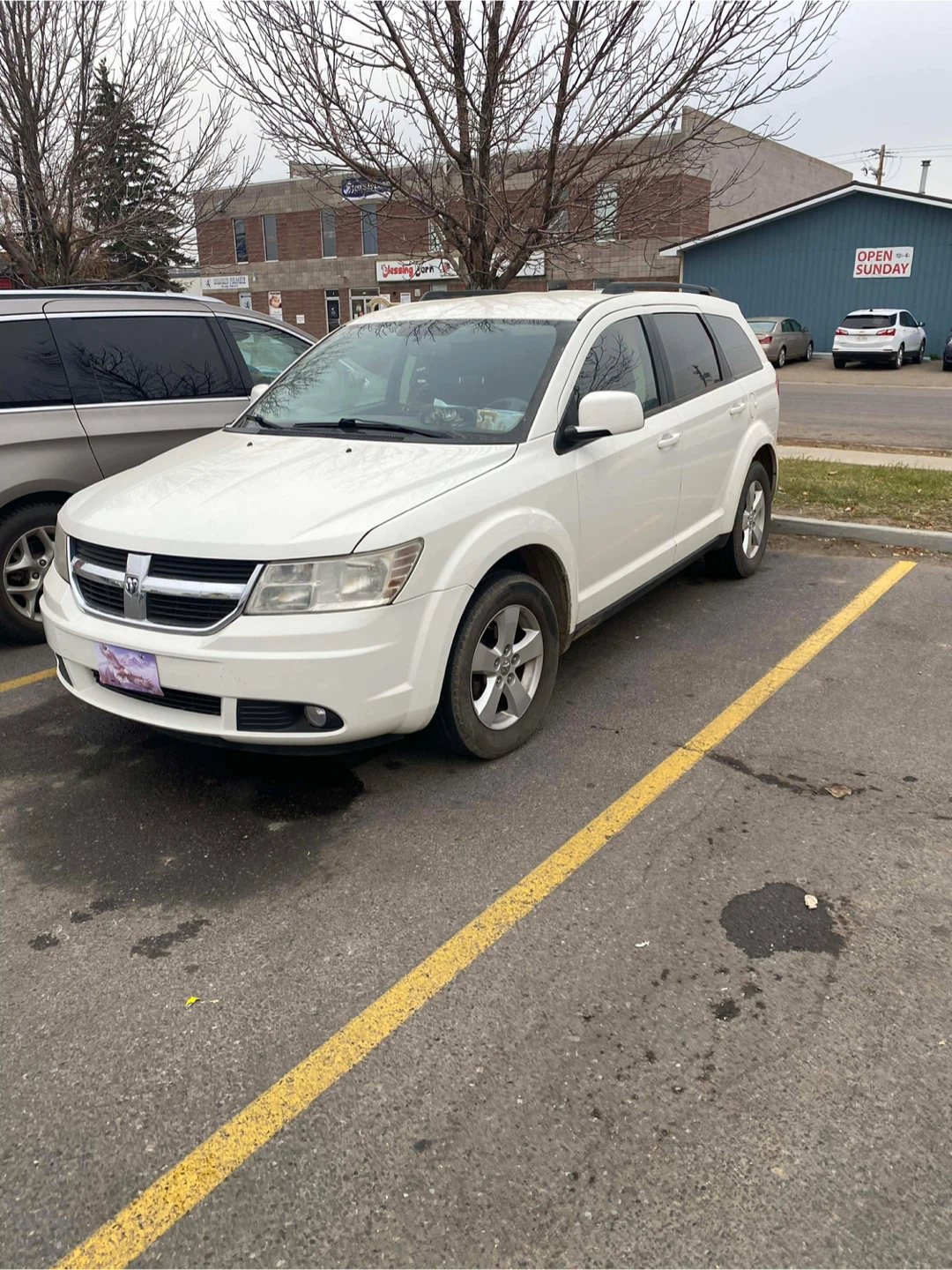 White Dodge Journey SUV