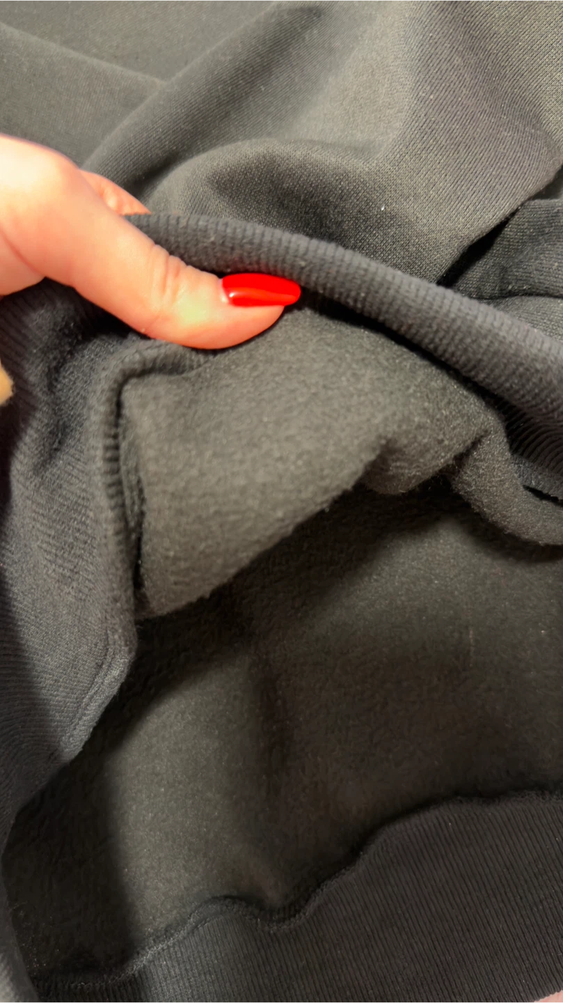 Black Mock Neck Cut-Out Sweatshirt - photo 4