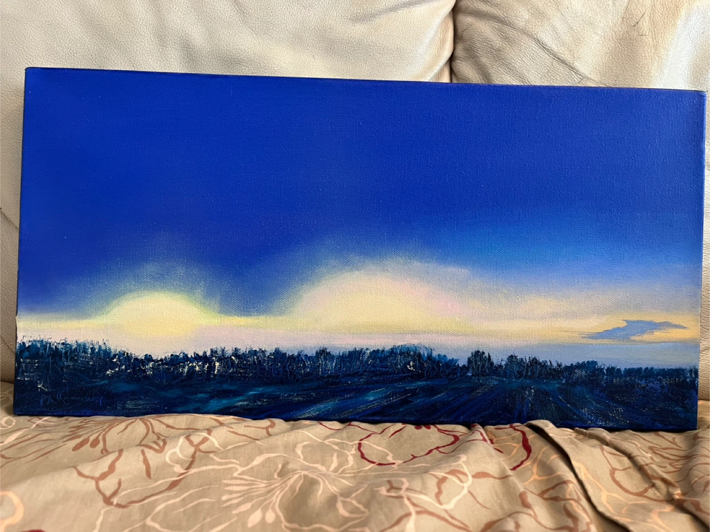 Art- Original Art- Oil Painting by Calgary Artist, 10x20x1.5