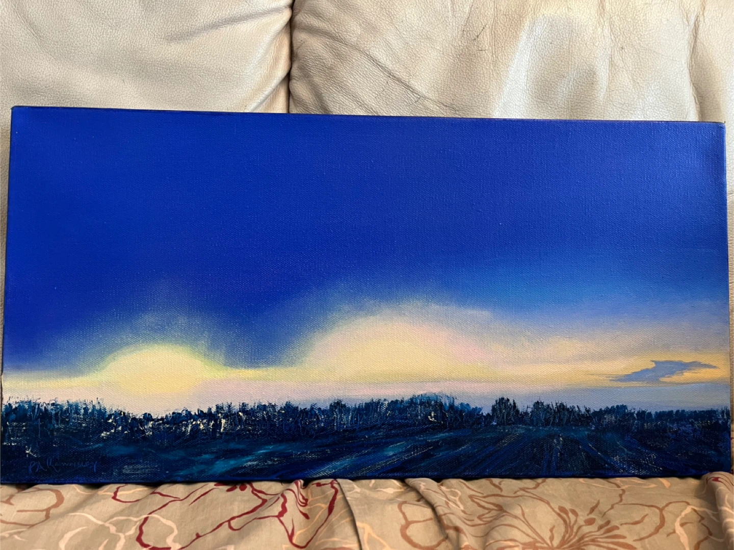 Art- Original Art- Oil Painting by Calgary Artist, 10x20x1.5 - photo 4