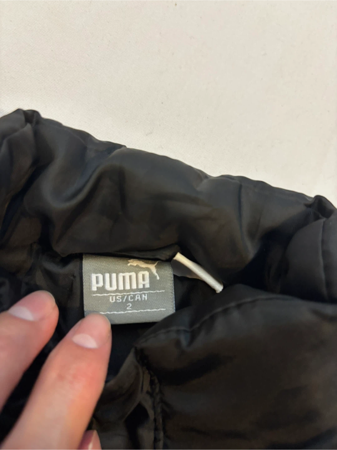 Puma Black Puffer Vest - Size 2 - photo 2