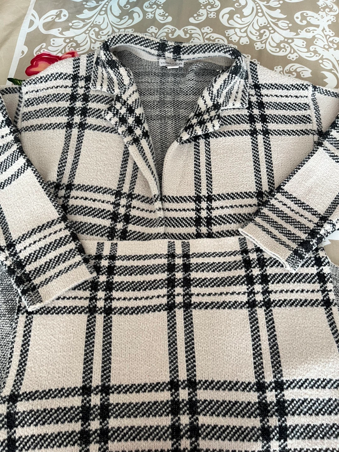 Sincerely Jules Plaid Cardigan - photo 2