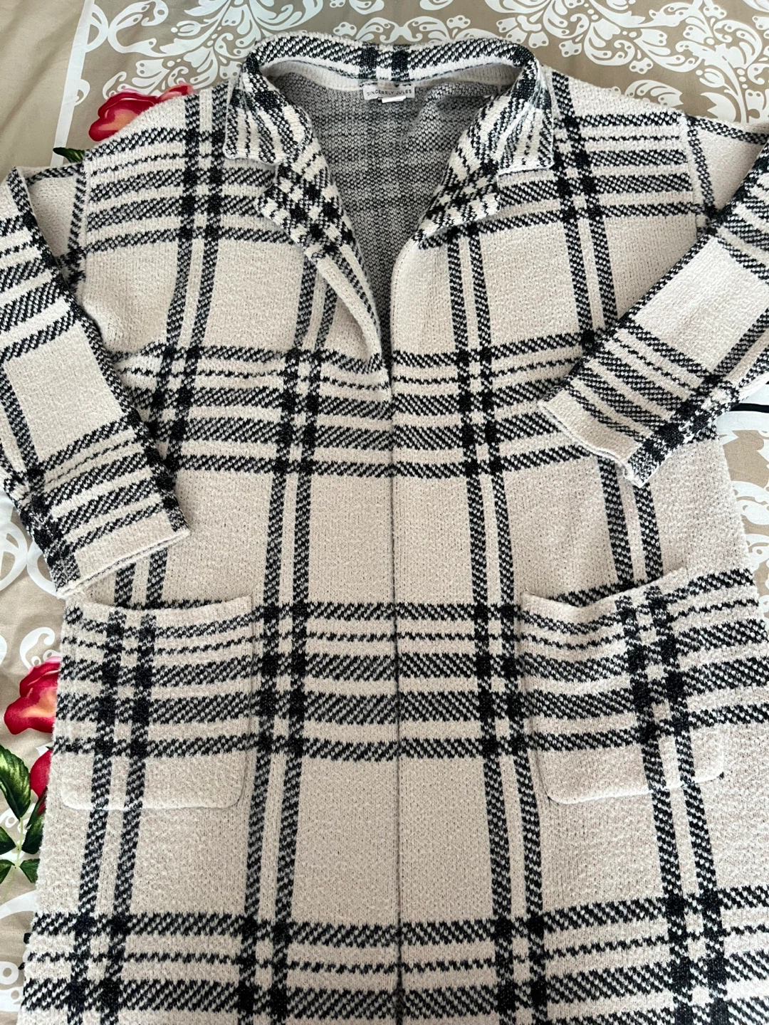 Sincerely Jules Plaid Cardigan