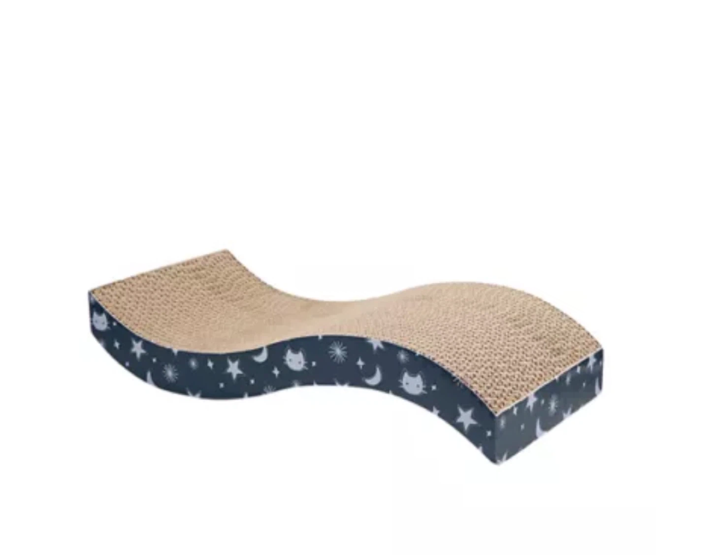 Whisker City Curved Cardboard Cat Scratcher