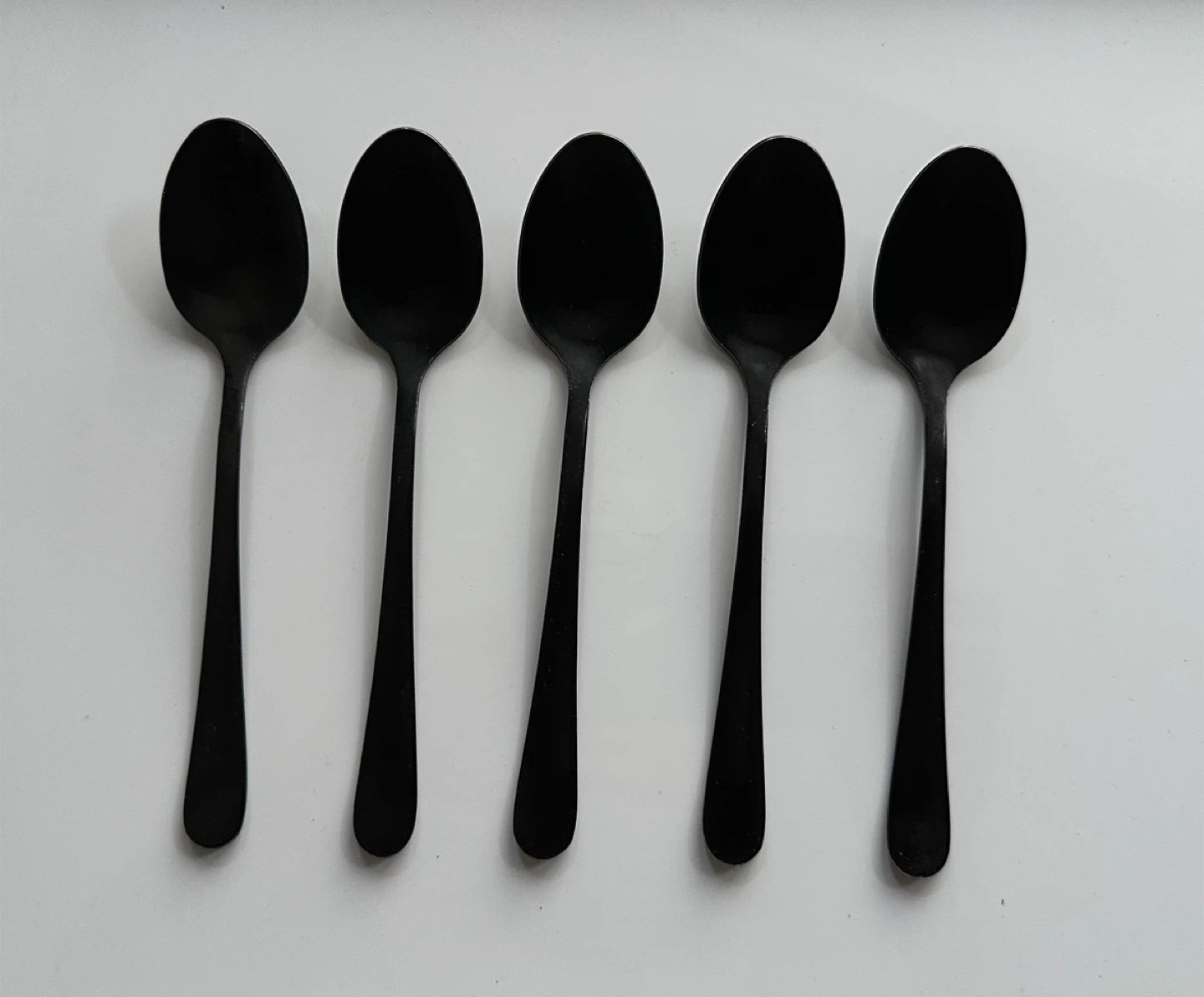 Set of 5 Black Tea  Spoons