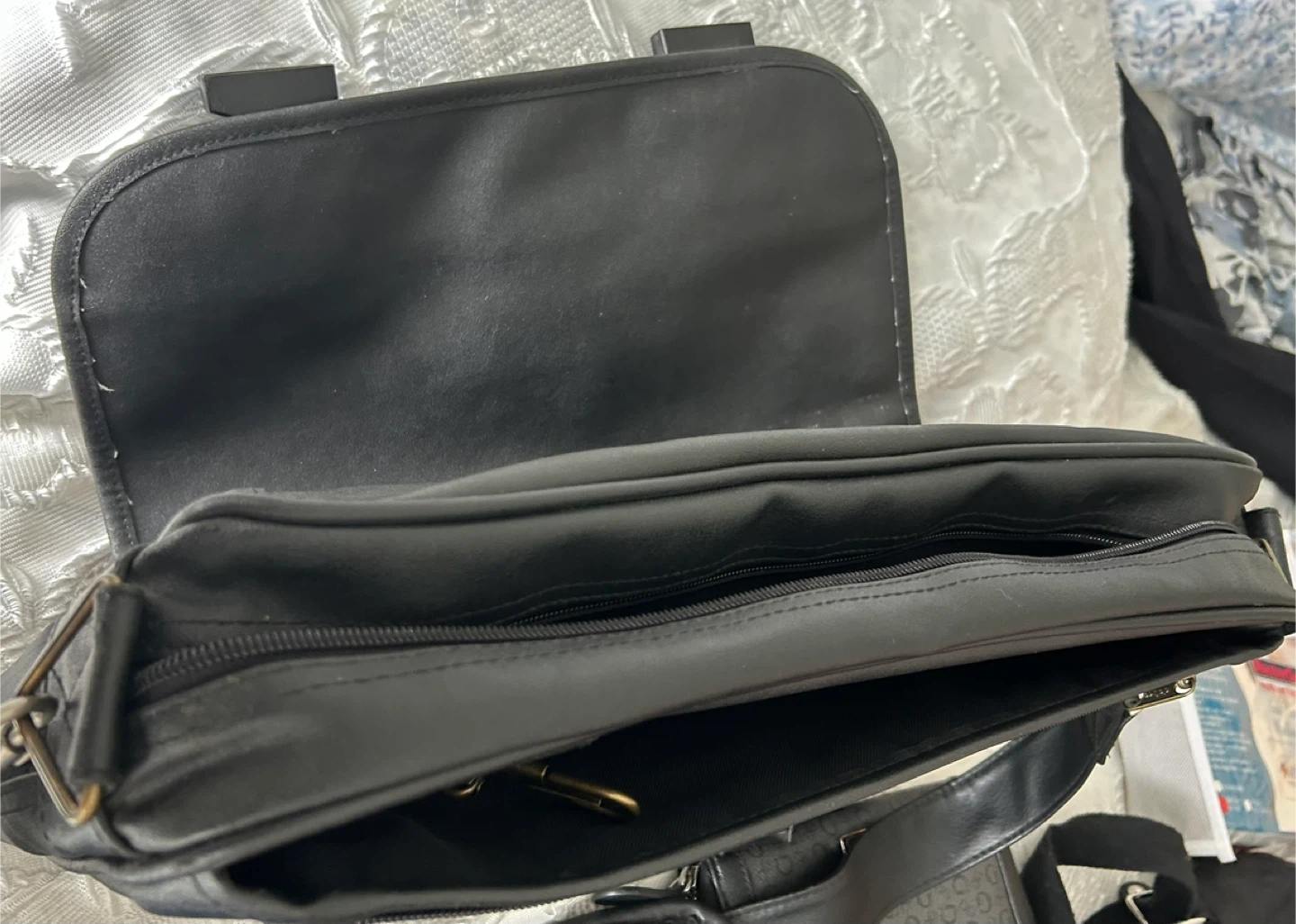 Black Leather Briefcase