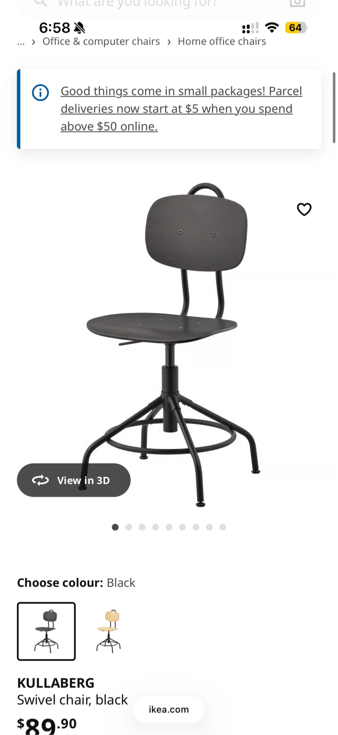 IKEA desk set (Micke desk + Kullaberg swivel chair) - photo 3