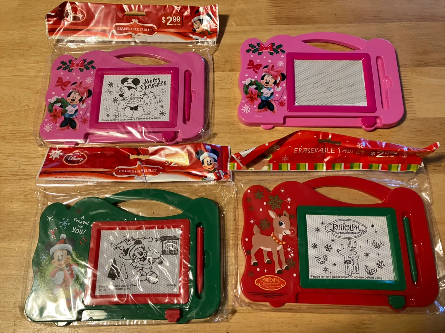 Disney Mickey & Minnie Mouse Erasable Drawing Toy
