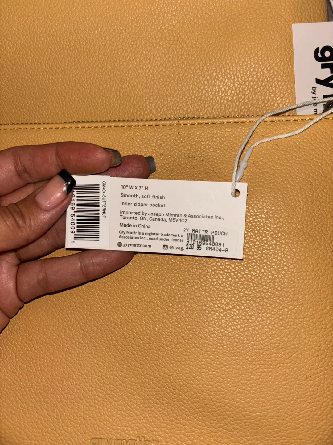 Gry Mattr by Joe Mimran Clutch Set - Yellow - photo 3