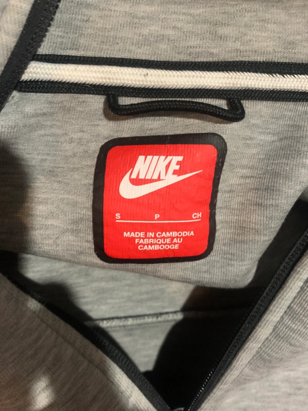 Nike Tech Fleece Full-Zip Hoodie - Grey - Size S - photo 2