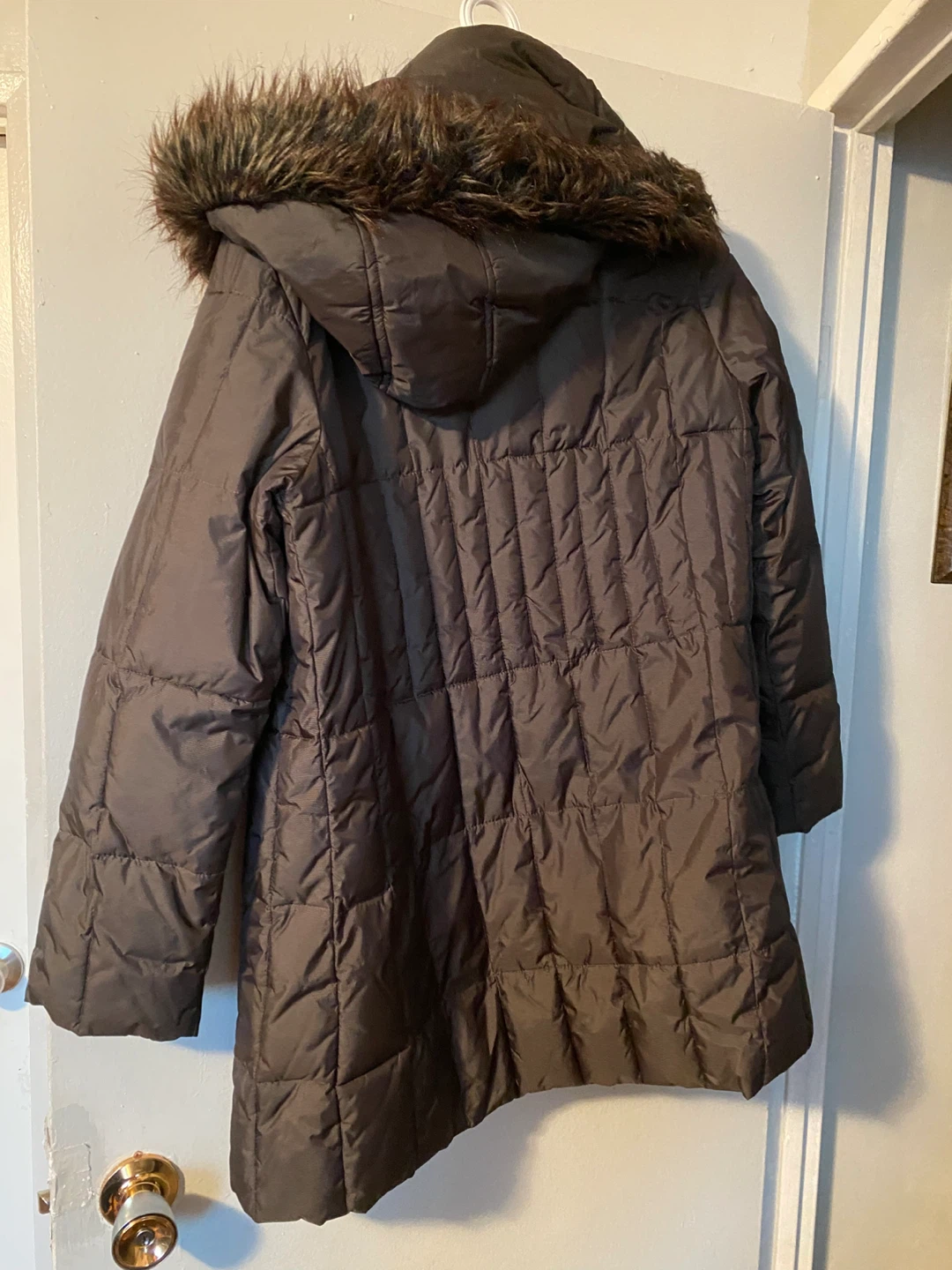 BELLA Women's Puffer Winter Coat - Brown, Size M - photo 2