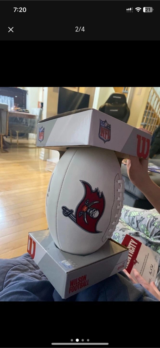 Wilson Tampa Bay Buccaneers Autographed Football