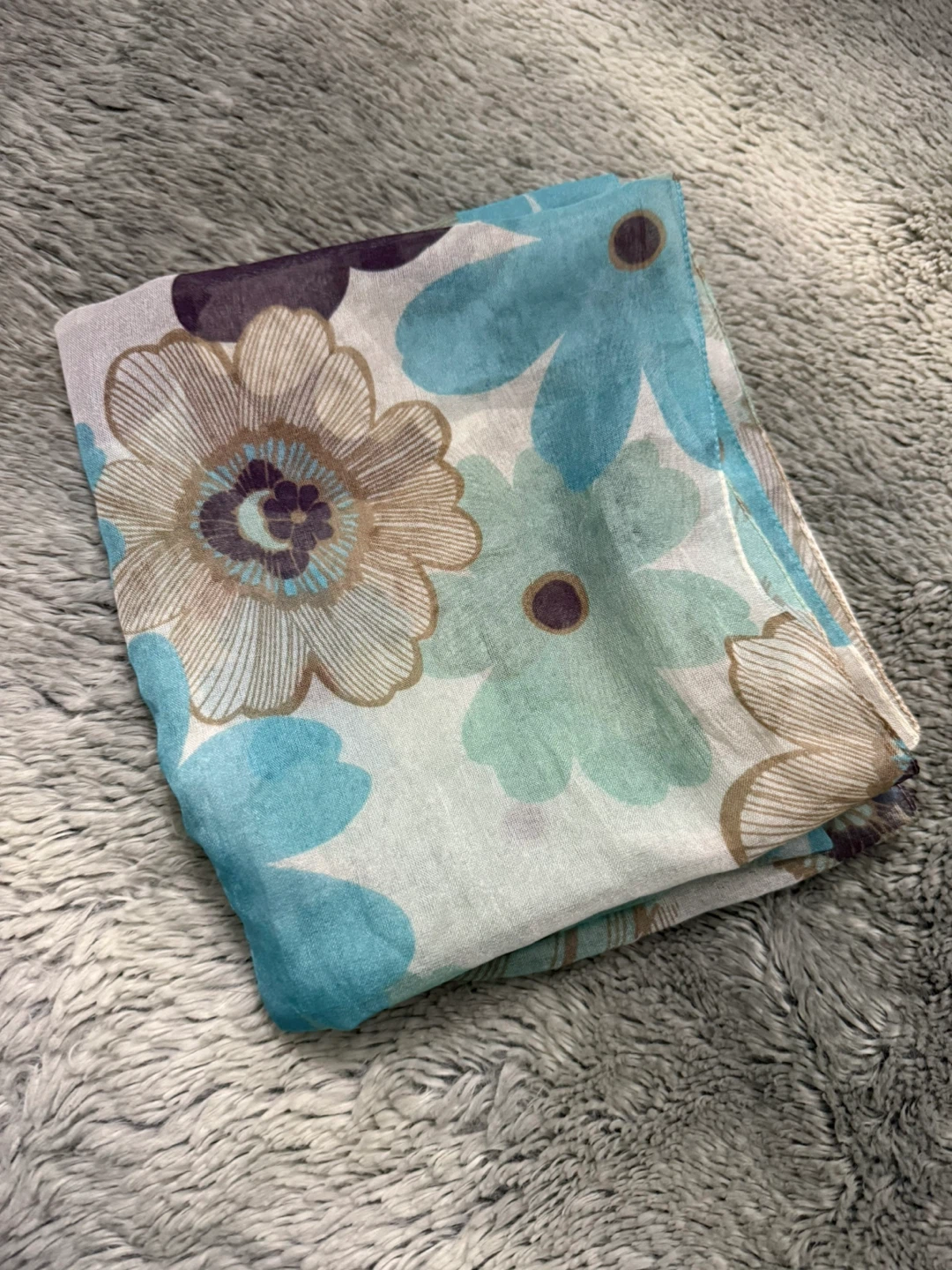 Floral Print Scarf - photo 3