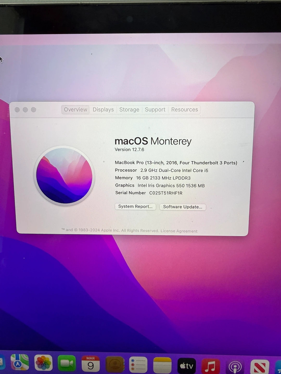Apple MacBook Pro 13-inch (2016) - Core i5, 16GB RAM - photo 2