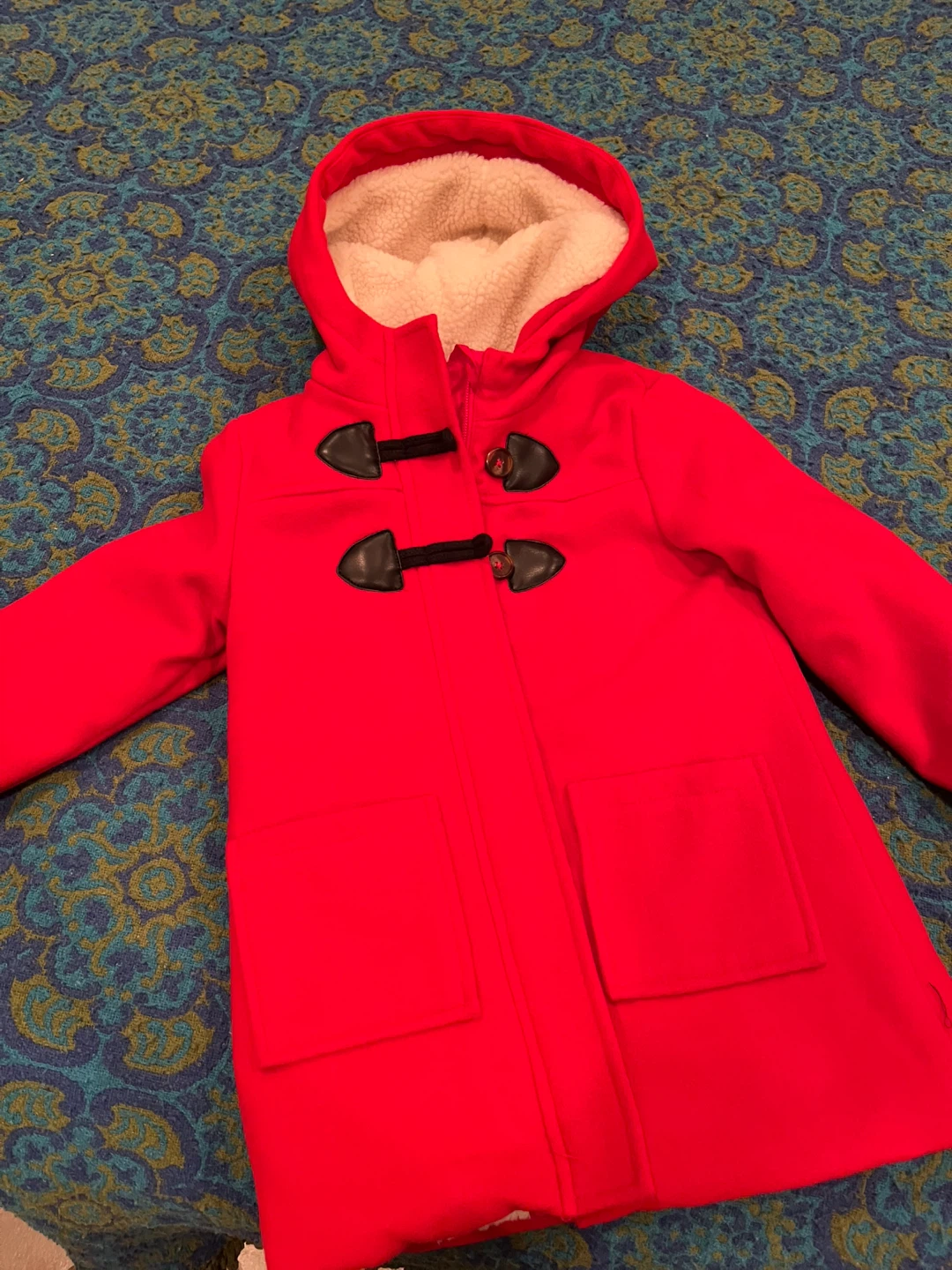 Joe Fresh Toddler Red coat - Size 4