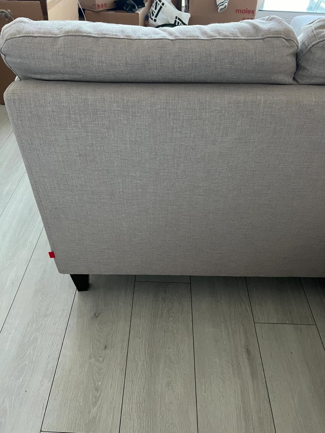 EQ3 Sectional Sofa - Polo/Light Grey - photo 5