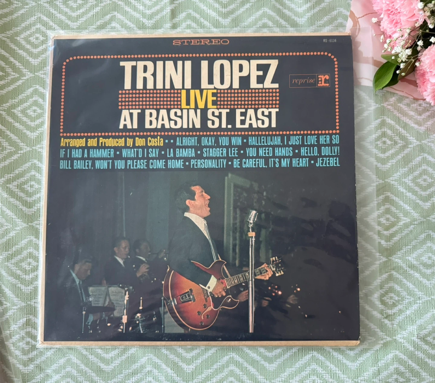 Trini Lopez Live At Basin St. East Vinyl Record