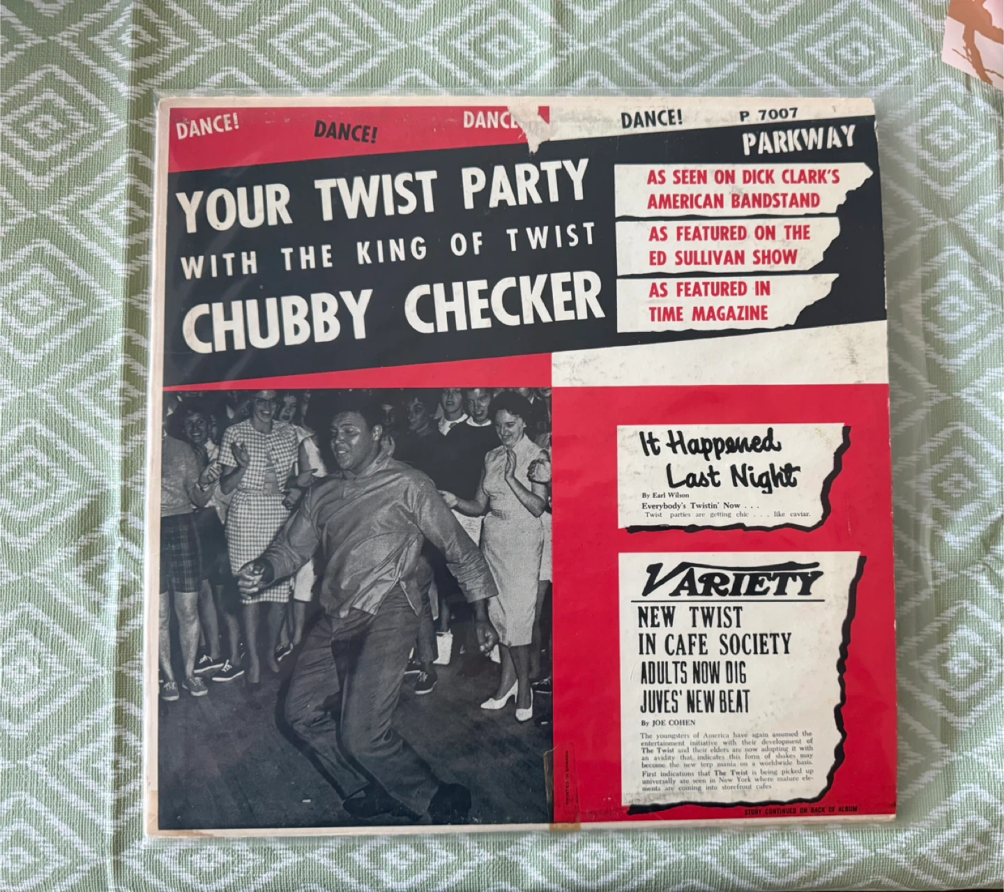 Chubby Checker Your Twist Party Vinyl Record