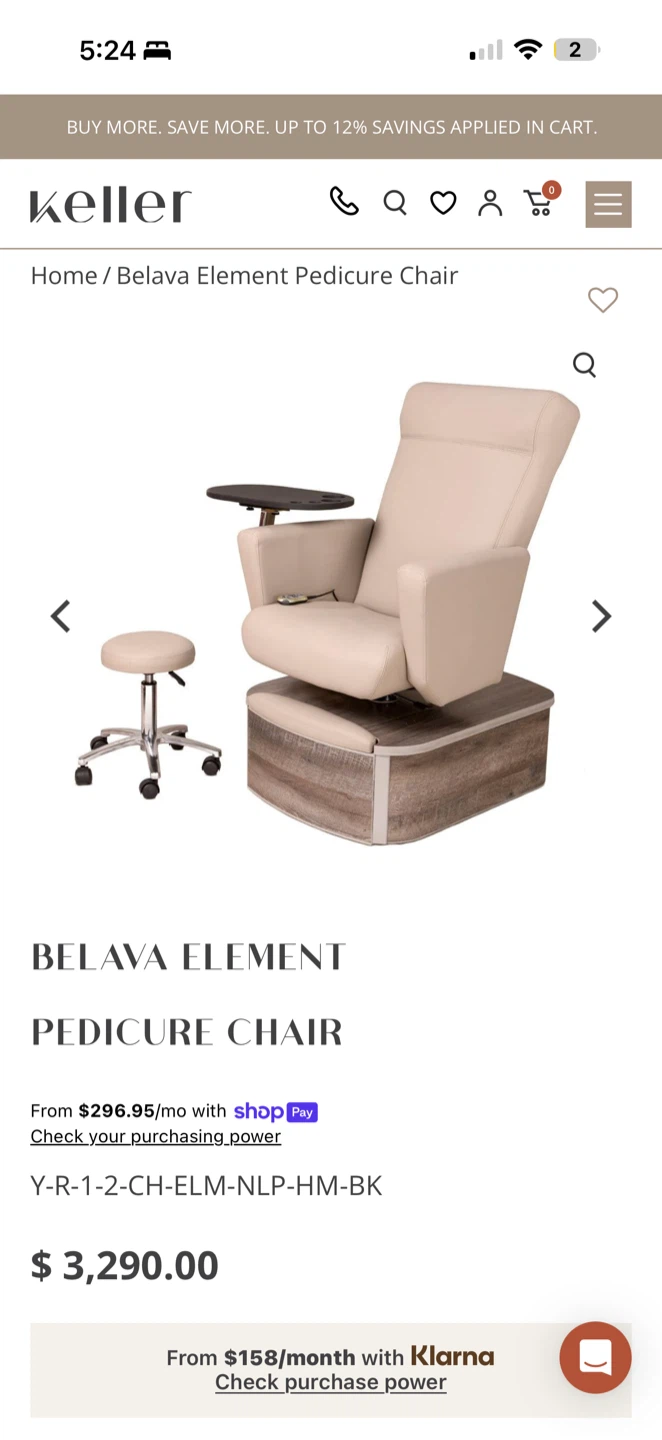 Belava Pedicure Chair Element - photo 2
