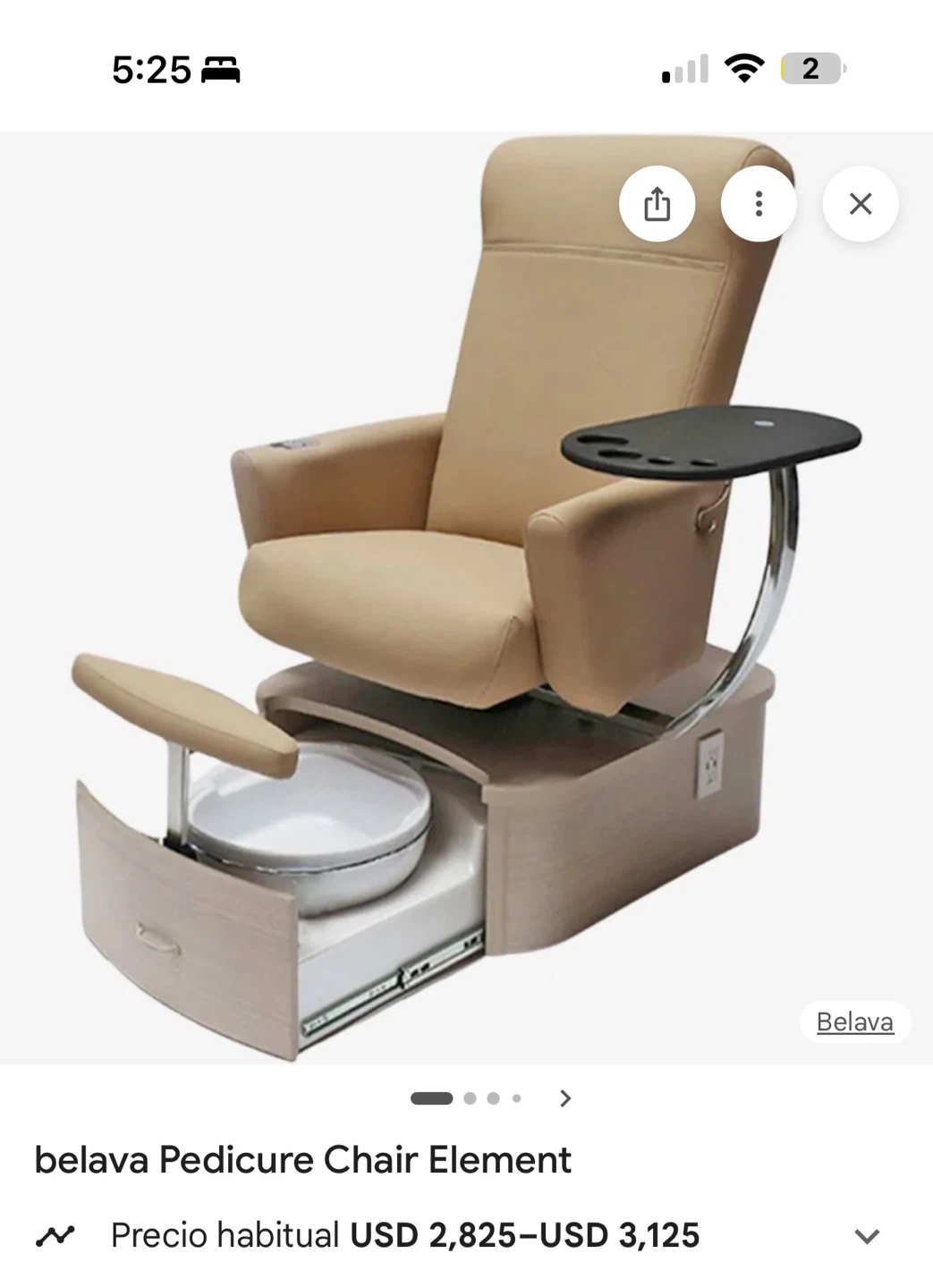 Belava Pedicure Chair Element