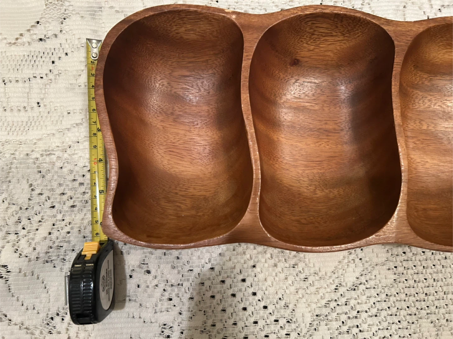 Monkey Pod Hand Crafted Wooden Serving Tray - photo 5