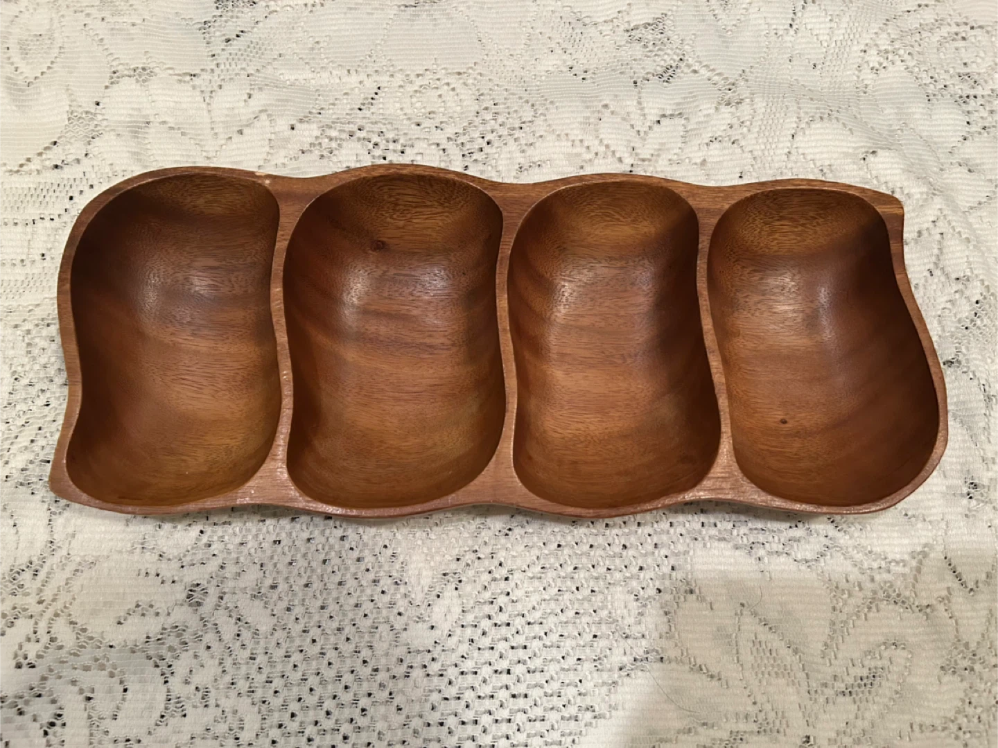 Monkey Pod Hand Crafted Wooden Serving Tray