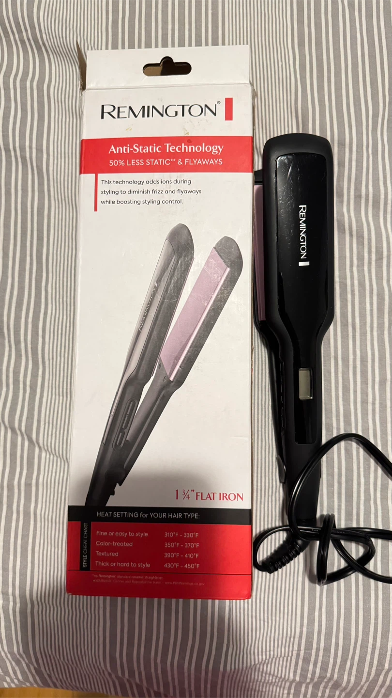Remington 1 1/4" Anti-Static Flat Iron