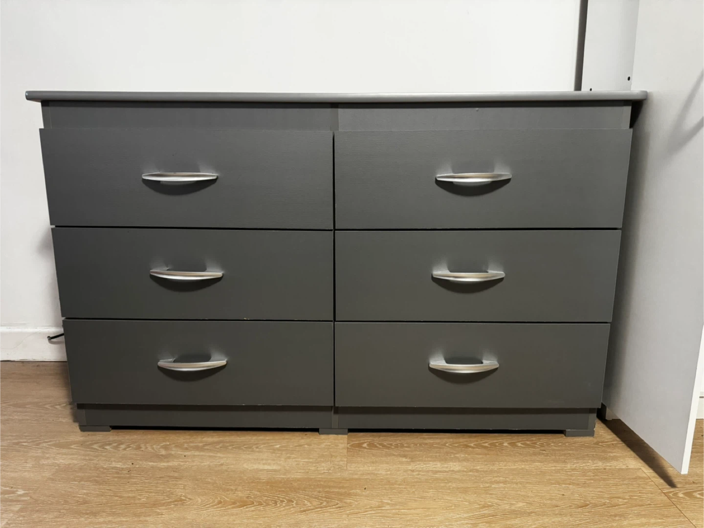 Grey 6-Drawer Dresser