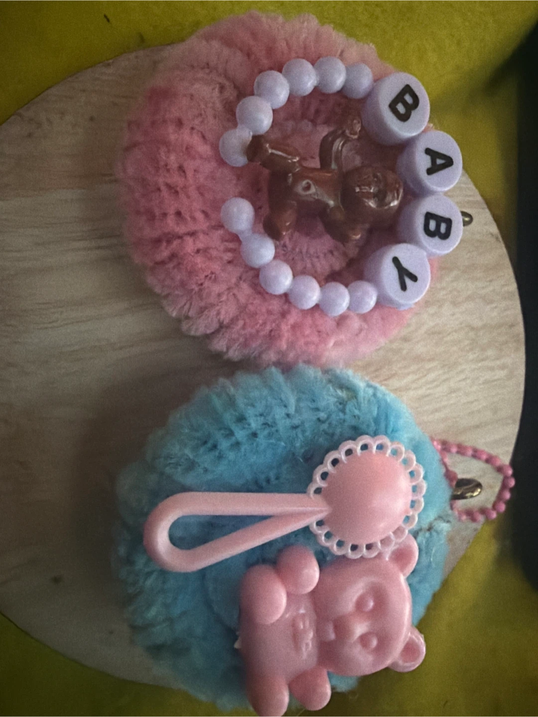 Baby keepsake keychains with Charms