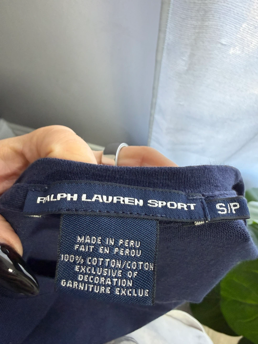 Ralph Lauren Sport Navy Blue T-Shirt Size S/P - photo 2