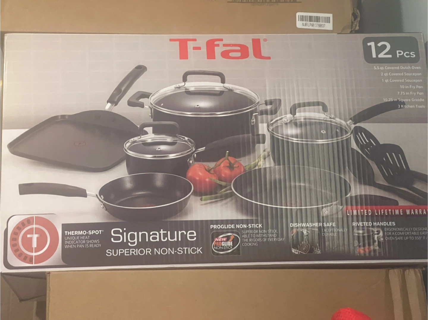 T-fal Signature 12-Piece Non-Stick Cookware Set