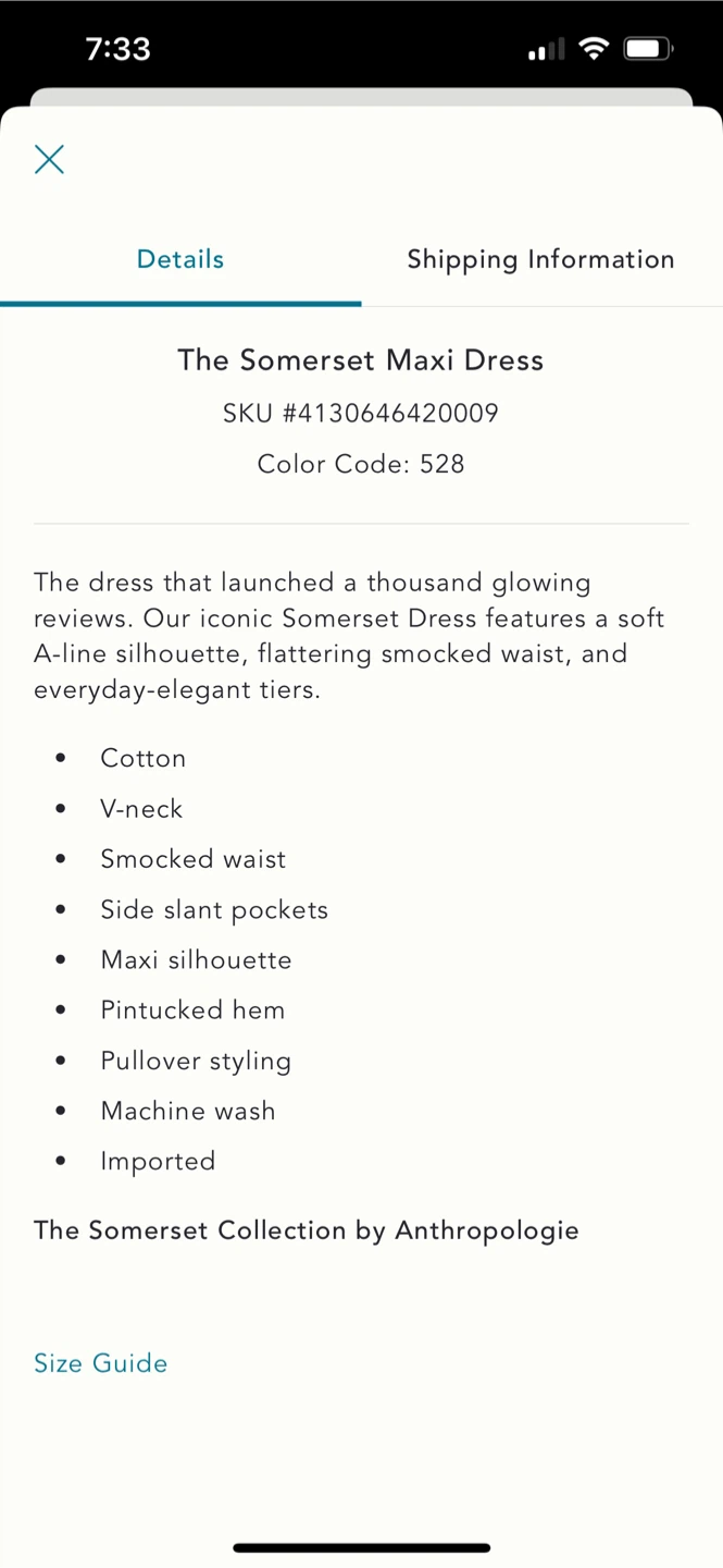 BNWT Anthropologie Somerset Maxi Dress XS - photo 5