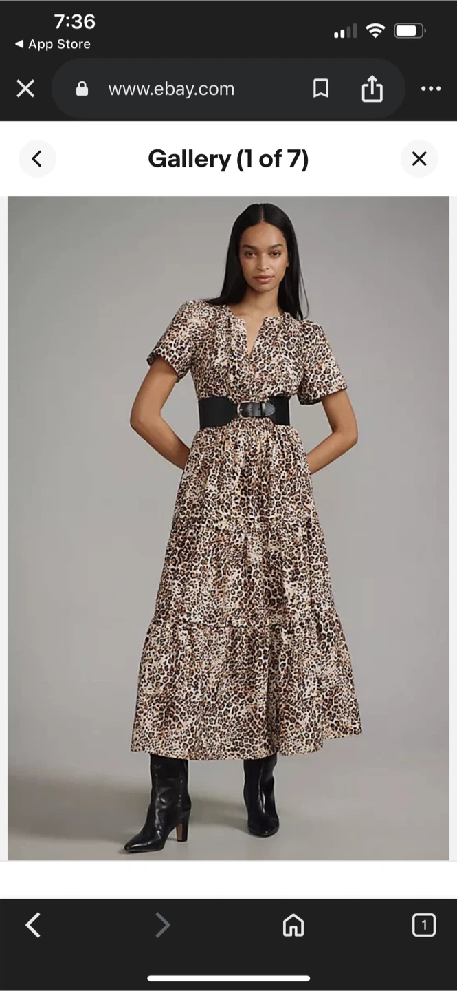 BNWT Anthropologie Somerset Maxi Dress XS