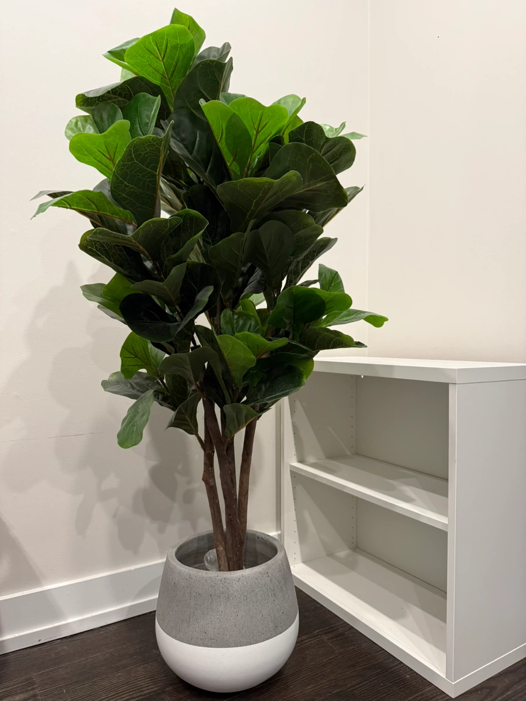Artiplanto Brand - 2 artificial trees + 2 bases + white rocks - photo 2