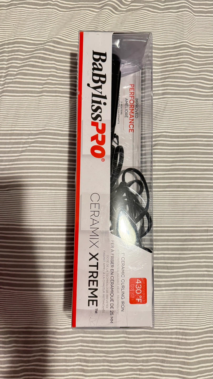 New - BaBylissPRO Ceramix Xtreme Curling Iron 1.25"