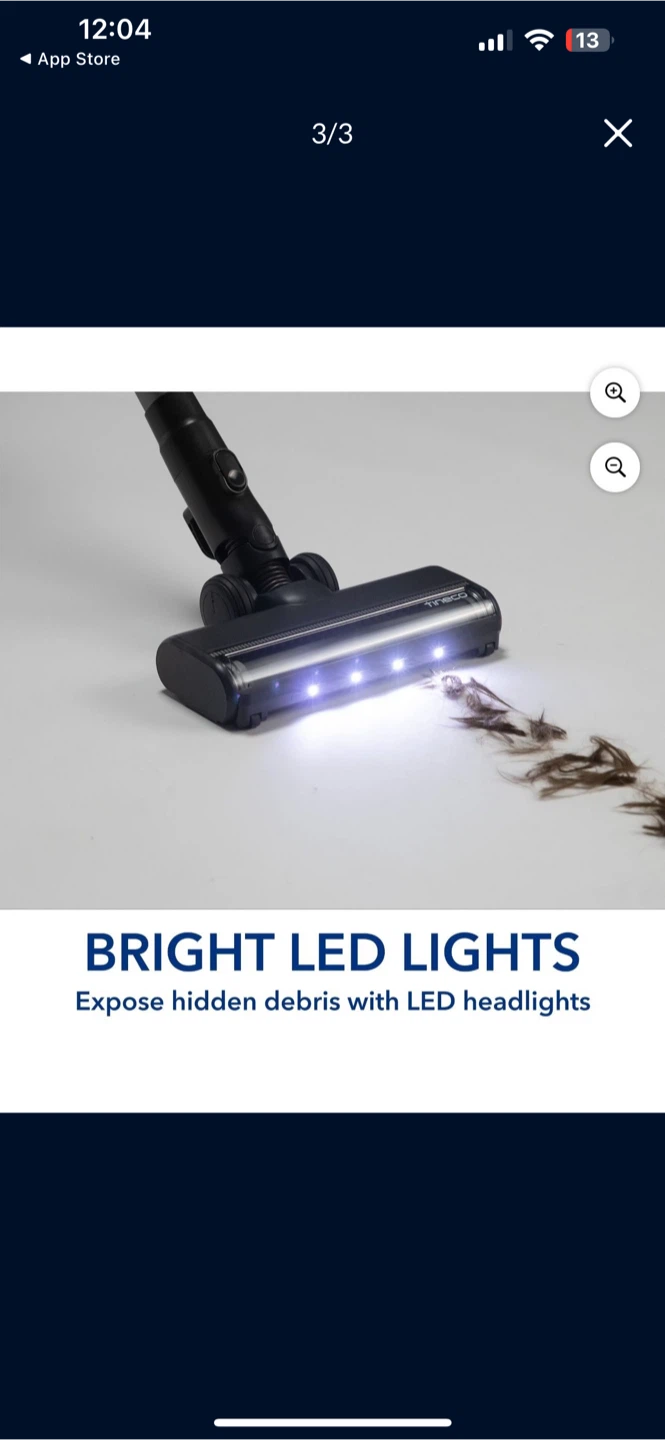 ZT Smart Cordless Stick Vacuum, For Carpet & Hard Floo