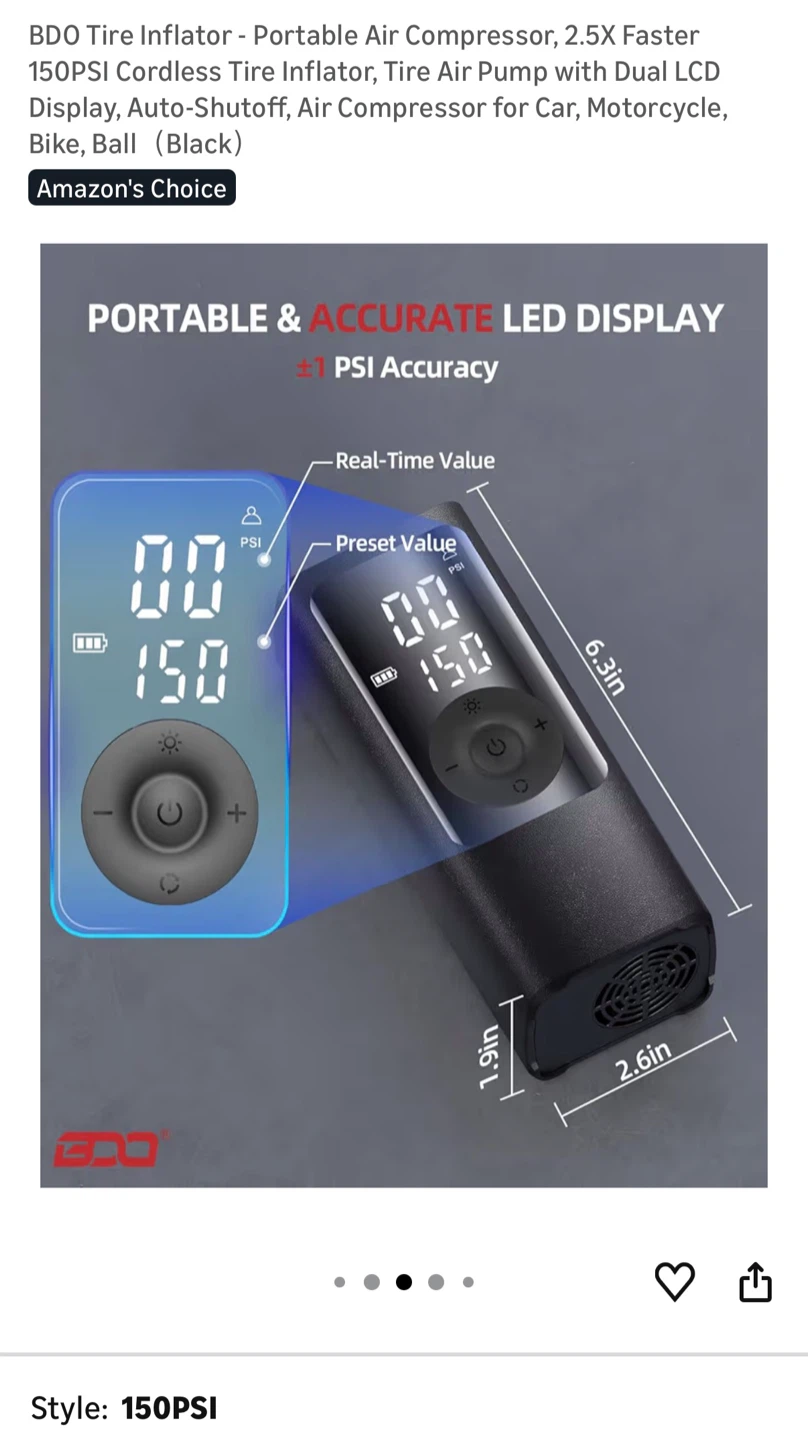 Brand New Tire Inflator - photo 3