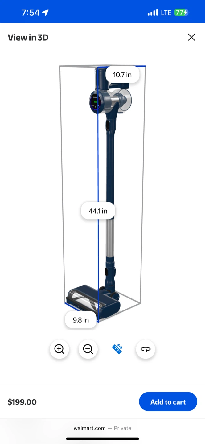 ZT Smart Cordless Stick Vacuum, For Carpet & Hard Floo - photo 3