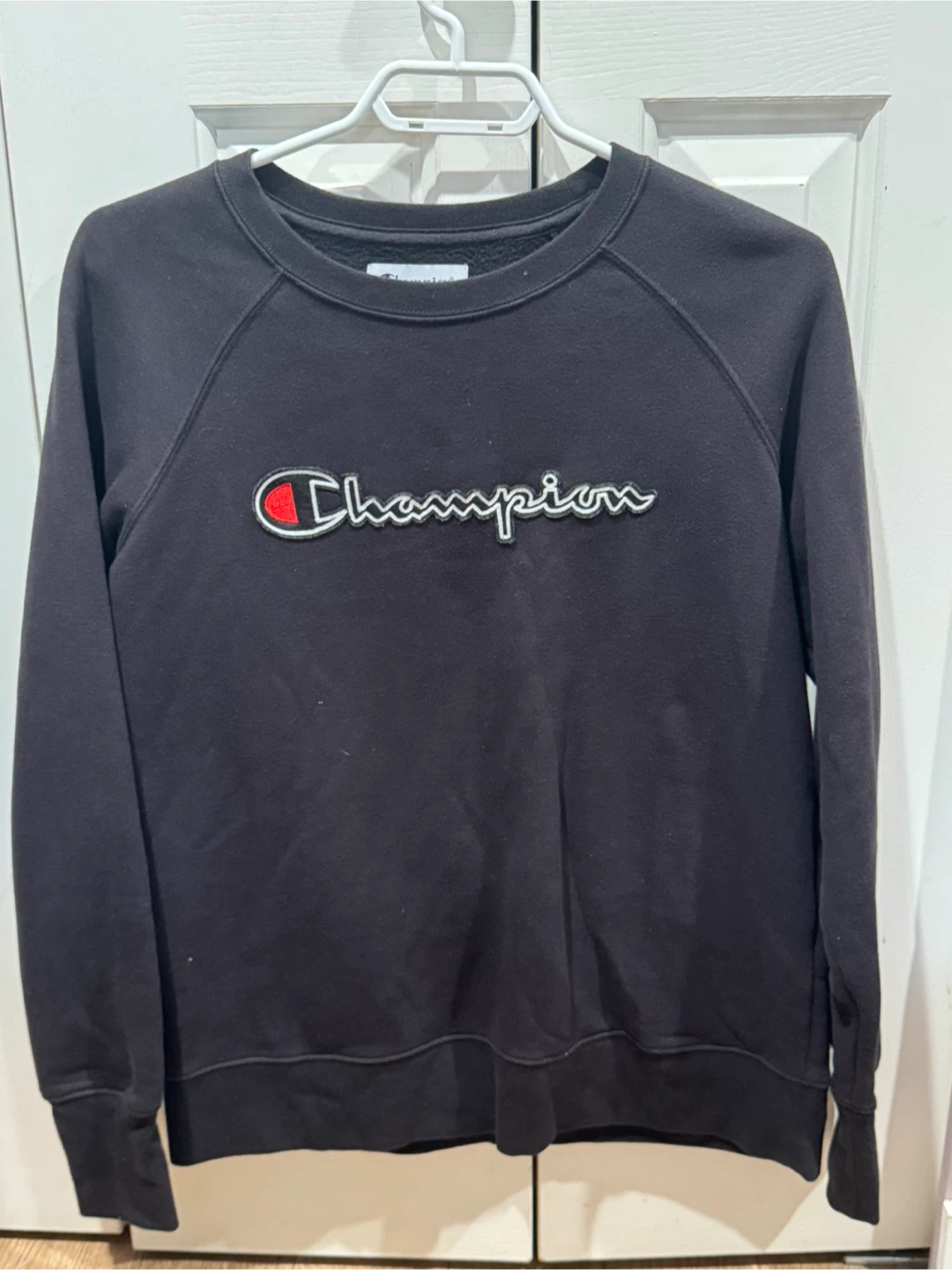 Champion Black Crewneck Sweatshirt