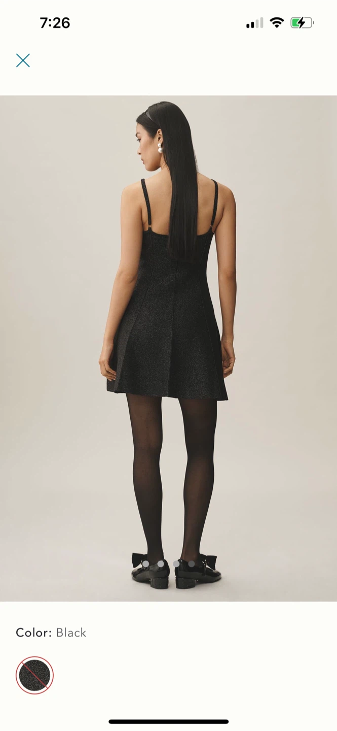 BNWT Anthropologie Square Neck Dress S (xs-s) - photo 4