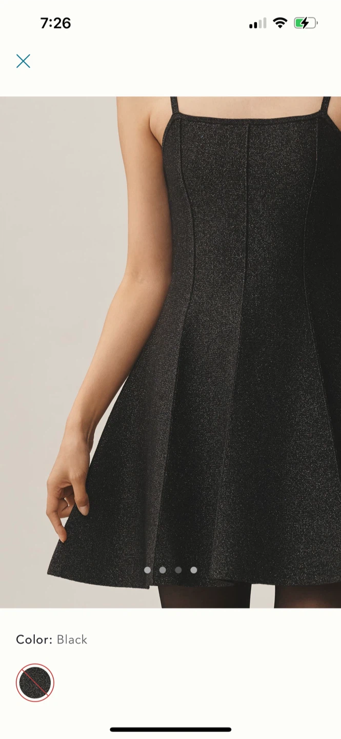 BNWT Anthropologie Square Neck Dress S (xs-s) - photo 3