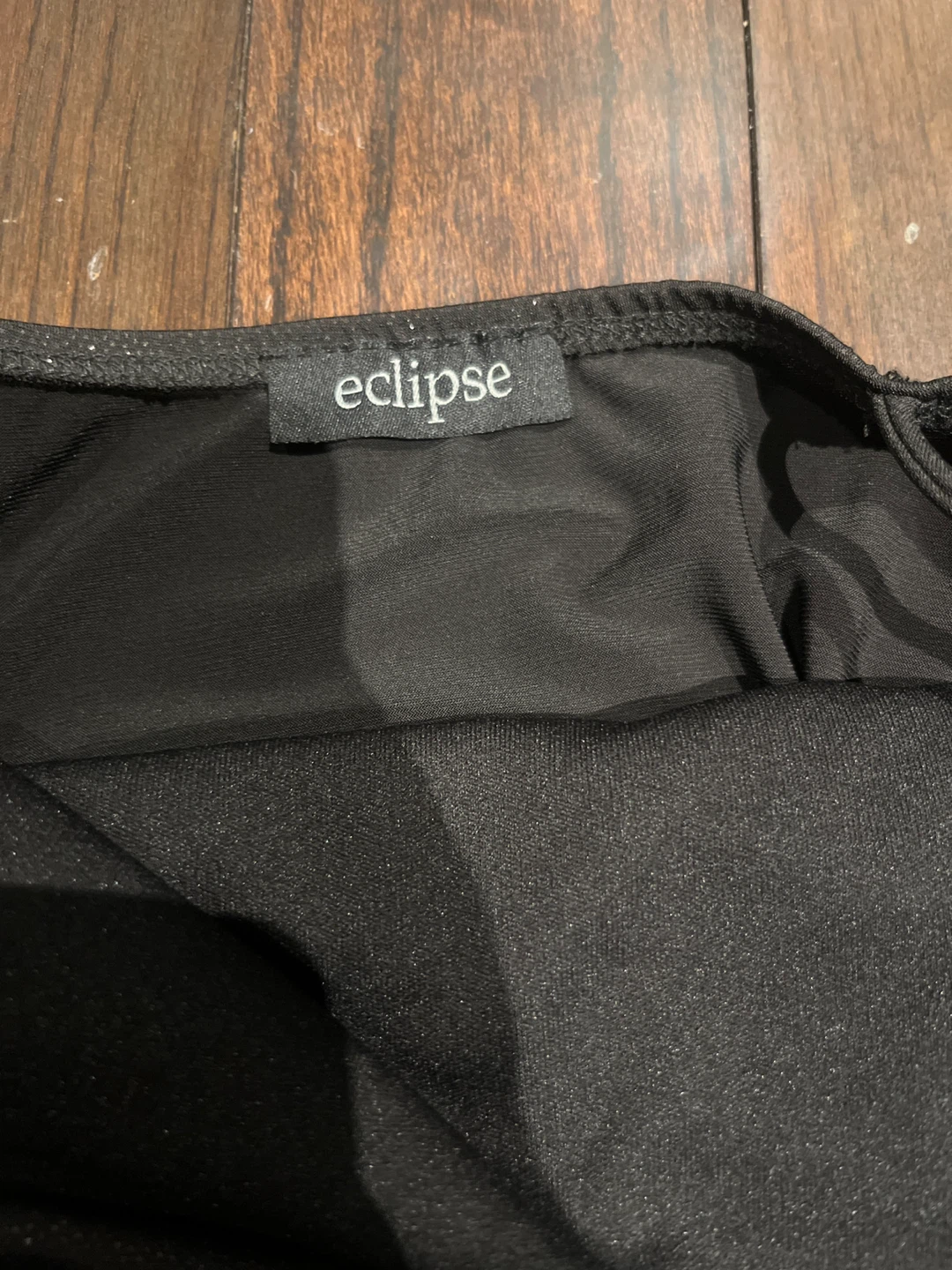 Eclipse Black Sparkle Maxi Dress with Slit - photo 2