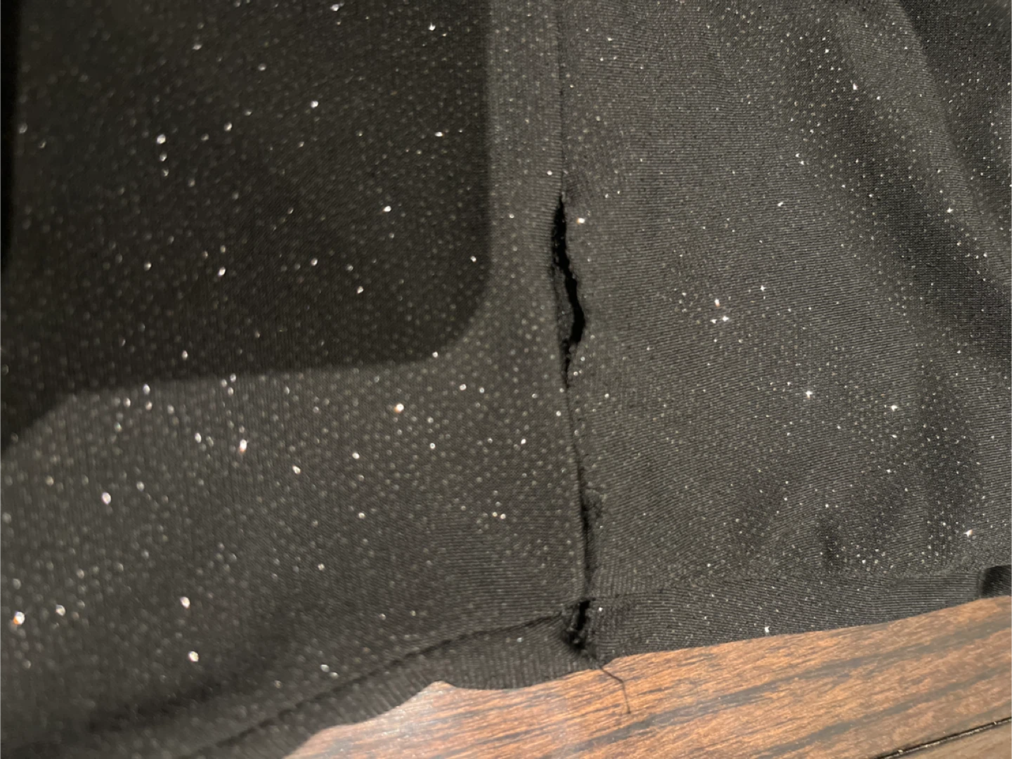 Eclipse Black Sparkle Maxi Dress with Slit - photo 4