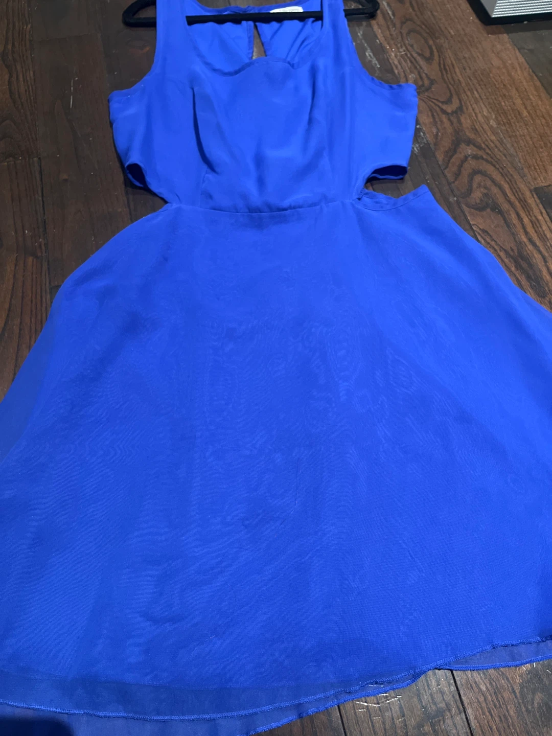 Charlotte Russe Blue Cutout Dress Size M